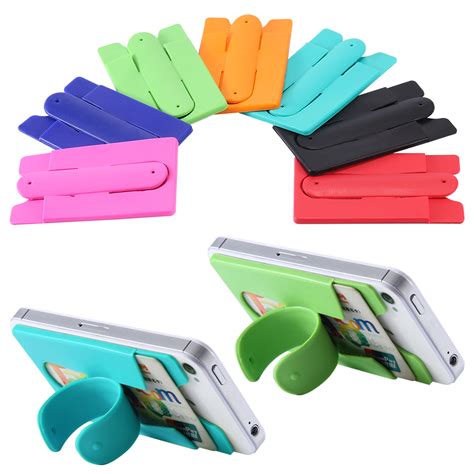 silicon business card holder|kiwi silicone phone card holder.